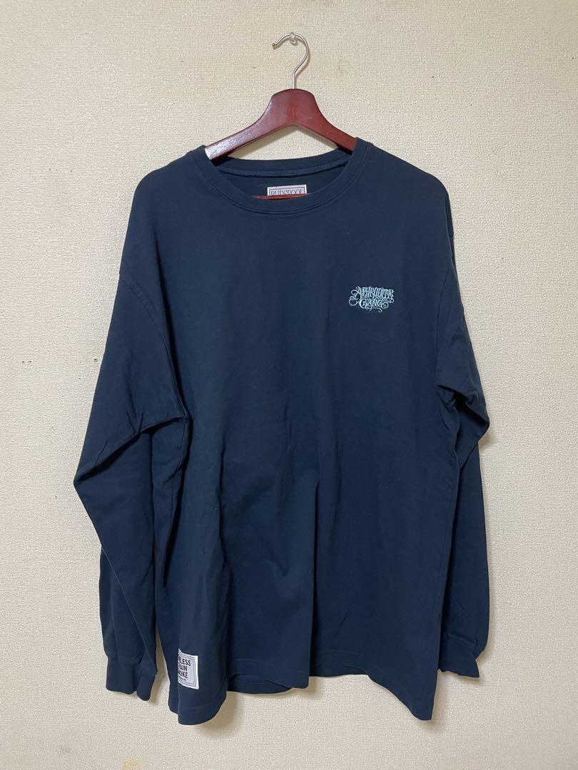 budspool ロンT aghロゴ navy