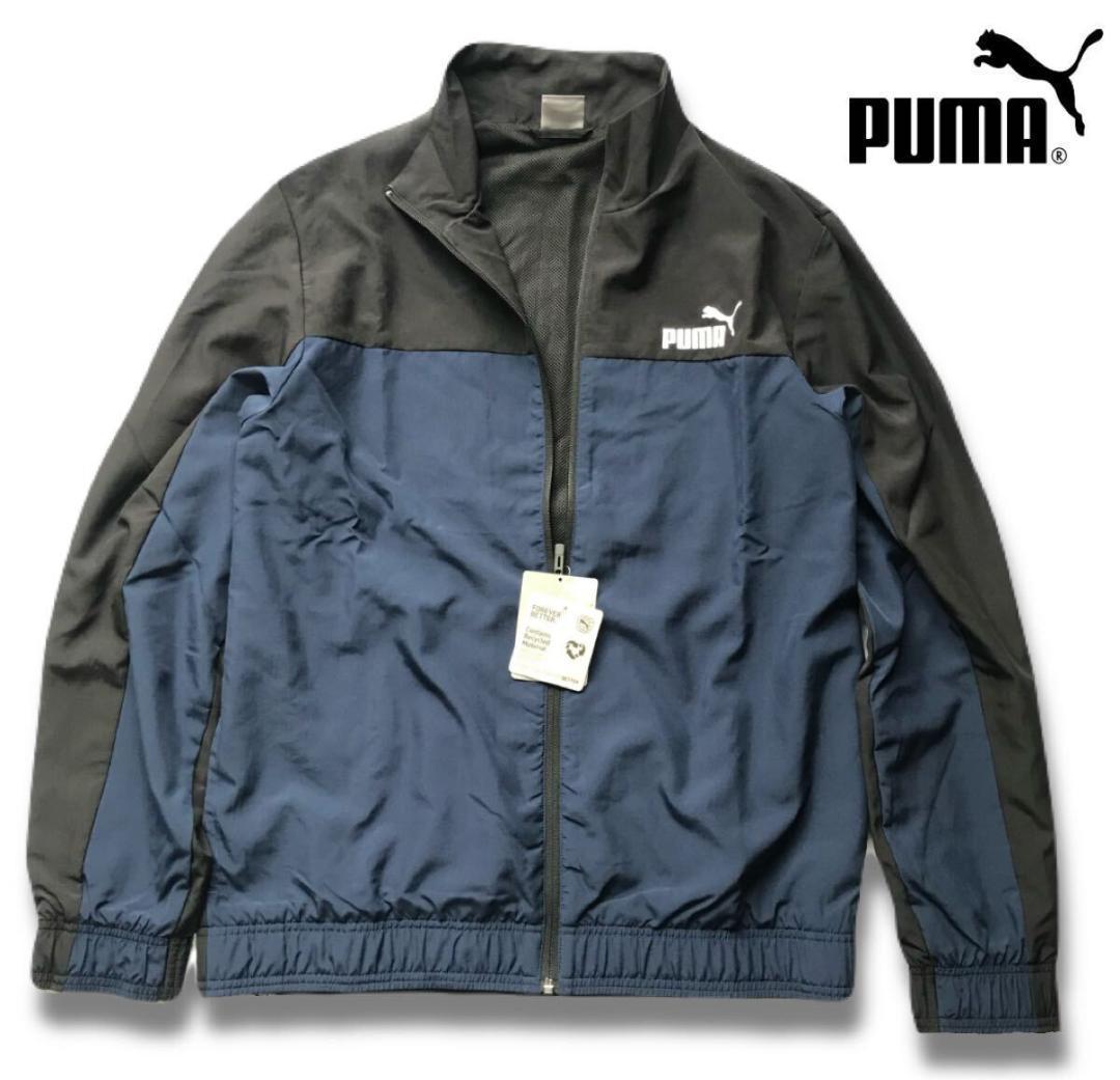 P108新品【XL】プーマ ウーブン 裏メッシュ　PUMA セットアップ