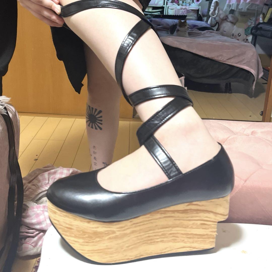 BODYLINE Vivienne ロッキンホースプラットフォームシューズ
