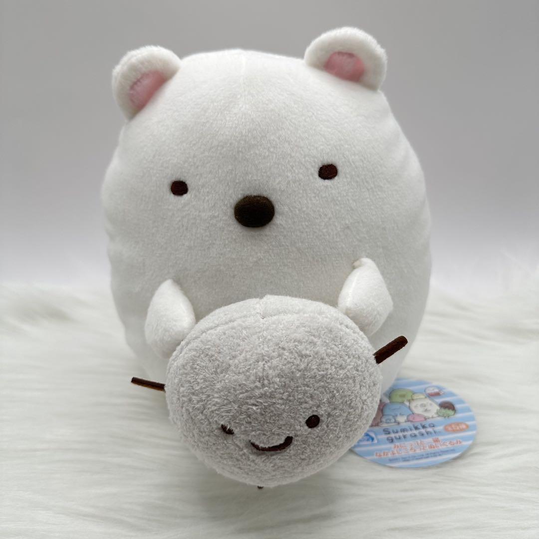 美品すみっこぐらし　しろくまぬいぐるみ7点セット