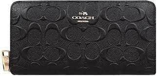 COACH 長財布 ブラック IMBLK シグネチャー