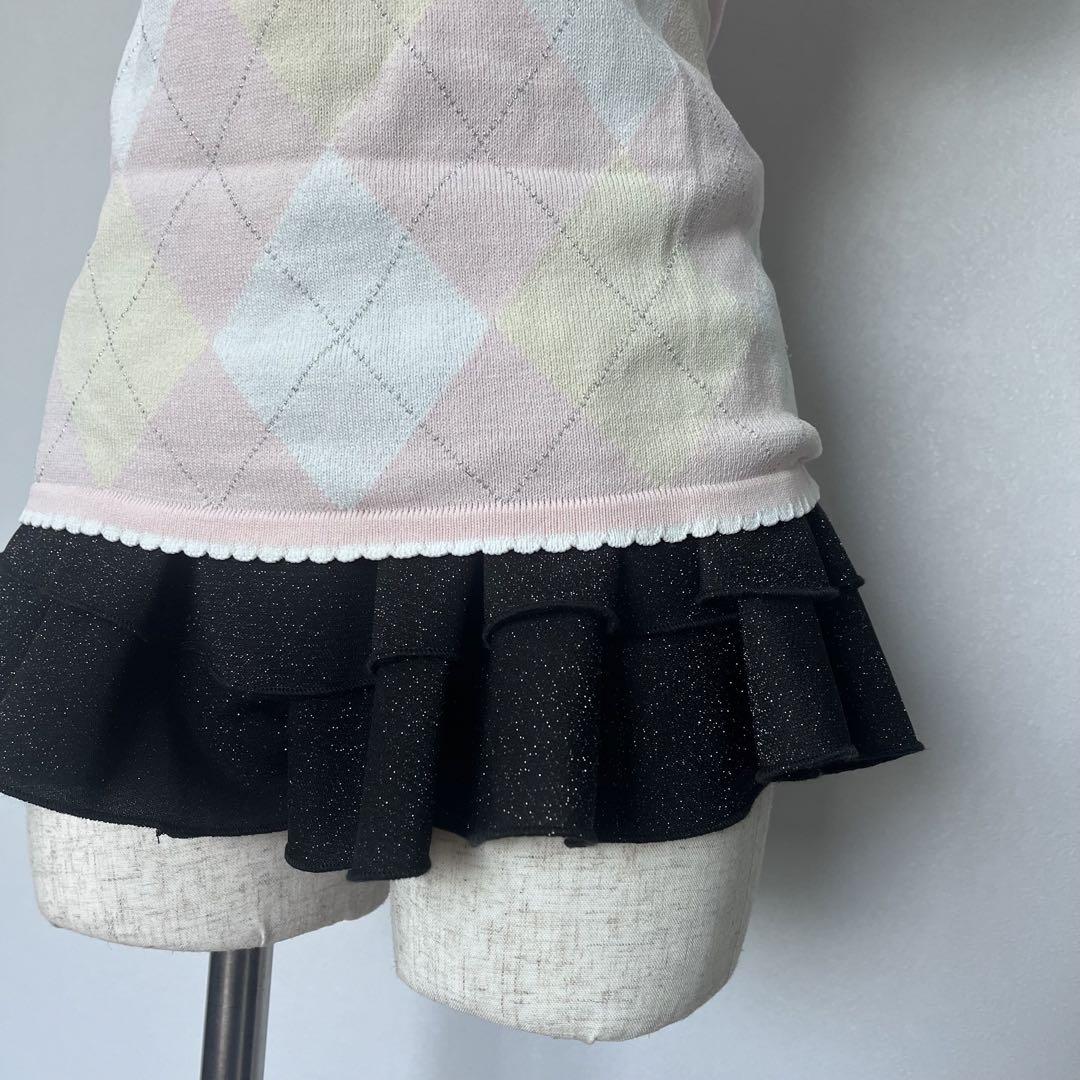 wishcore grunge coquette y2k レイヤード　ニット