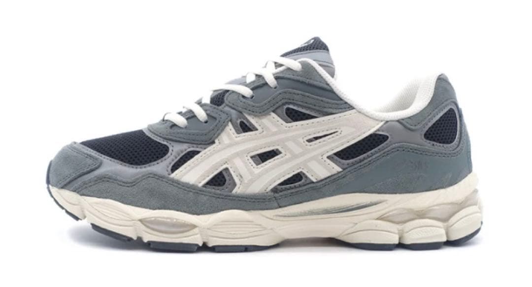 アシックス ゲルnyc 新品 グラファイトグレー スモークグレー 23