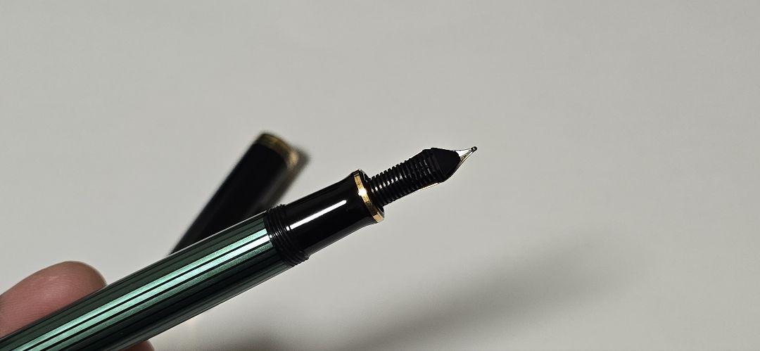 ペリカン(perikan)スーベレーン M400 緑縞 F