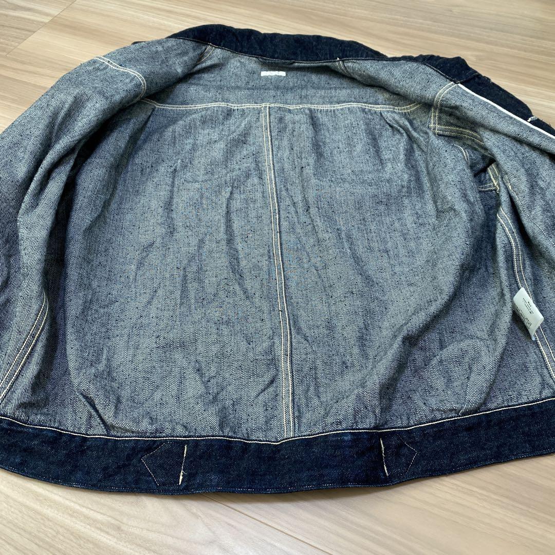 [美品] 24AW COMOLI デニムジャケット サイズ3 ネイビー コモリ