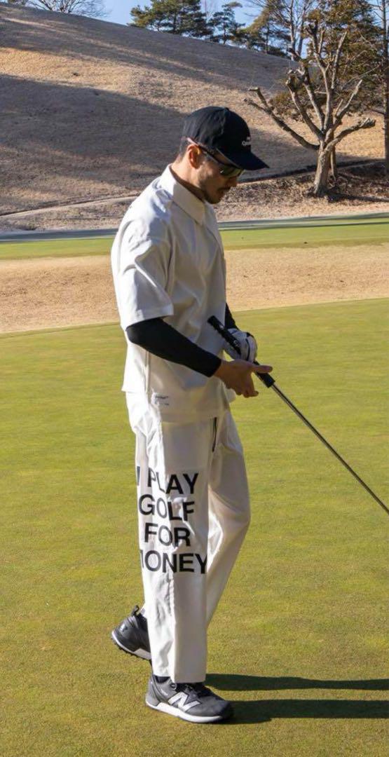 Cph/Golf ホワイト　ワイドパンツ