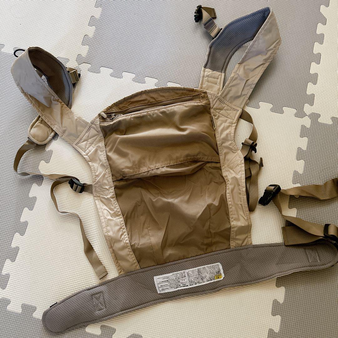 mont-bell ポケッタブル ベビーキャリア 抱っこ紐 モンベル タン TN