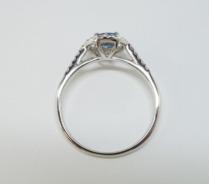 在庫あ新品 新品プラチナアクアマリンダイヤリングAQ:0.38ctD:0.18ct bOgqV-m25808970935 得価超特価