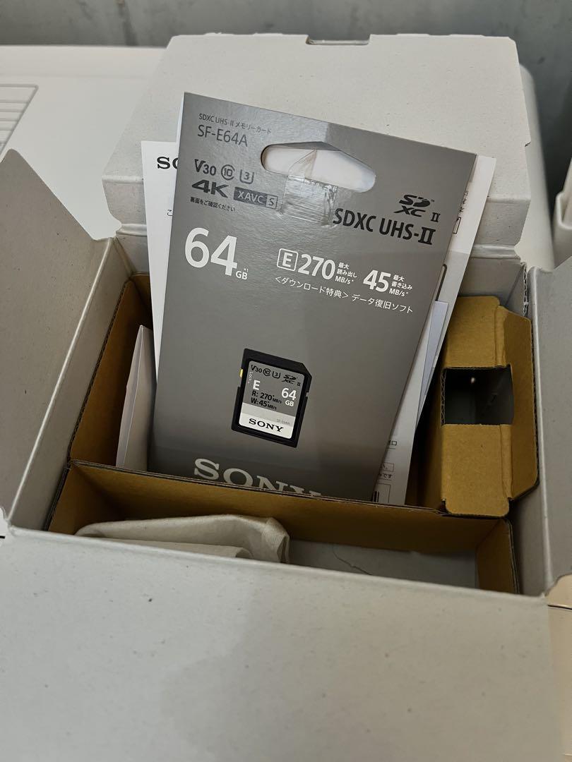 SONY VLOGCAM ZV-1M2 ブラック　64GBメモリーカード付き