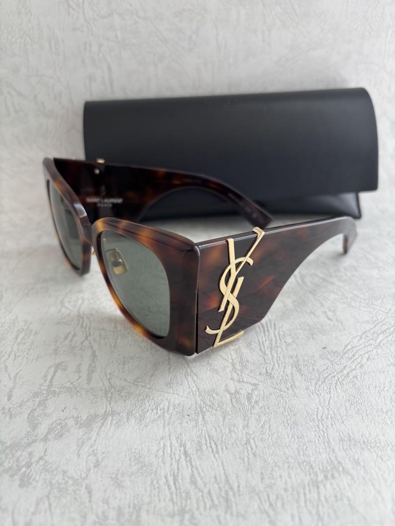 SAINT LAURENT ブラウン サングラス
