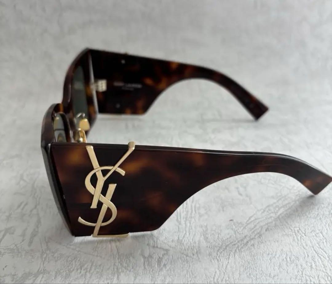 SAINT LAURENT ブラウン サングラス