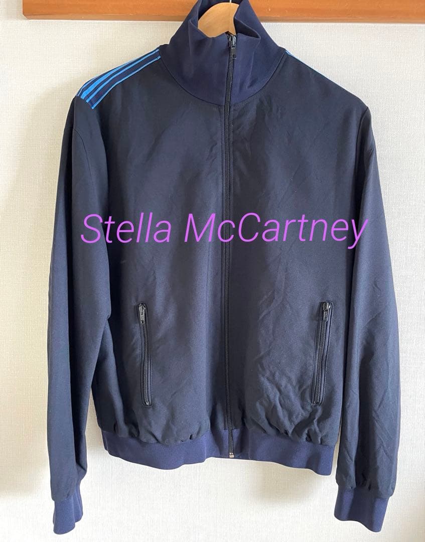 ステラマッカートニー ネイビー ジャージ ブルゾンM STELLA McCARTNEY