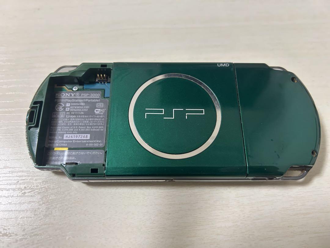 k168 SONY PSP PSP-3000 グリーン 本体