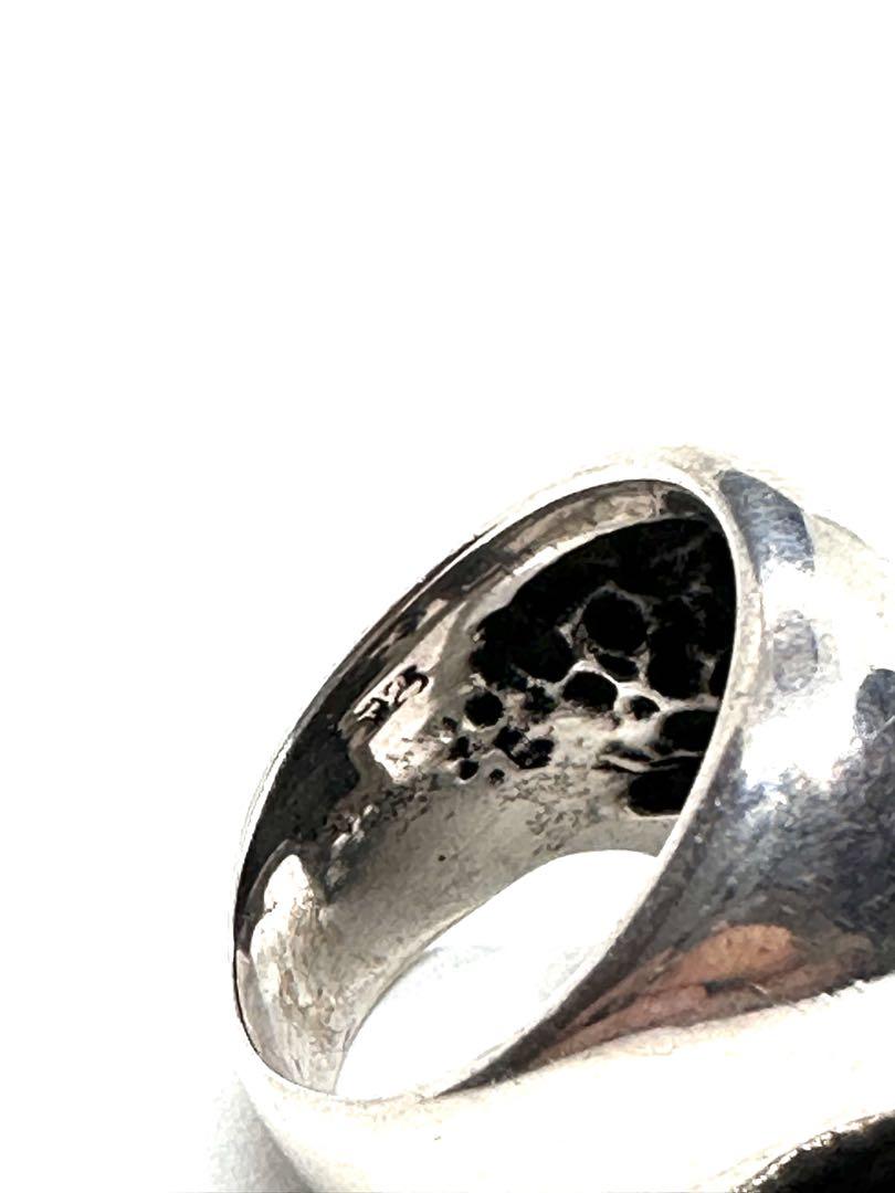 silver925 リアルスカル ジルコニア使用シルバーリング®️812