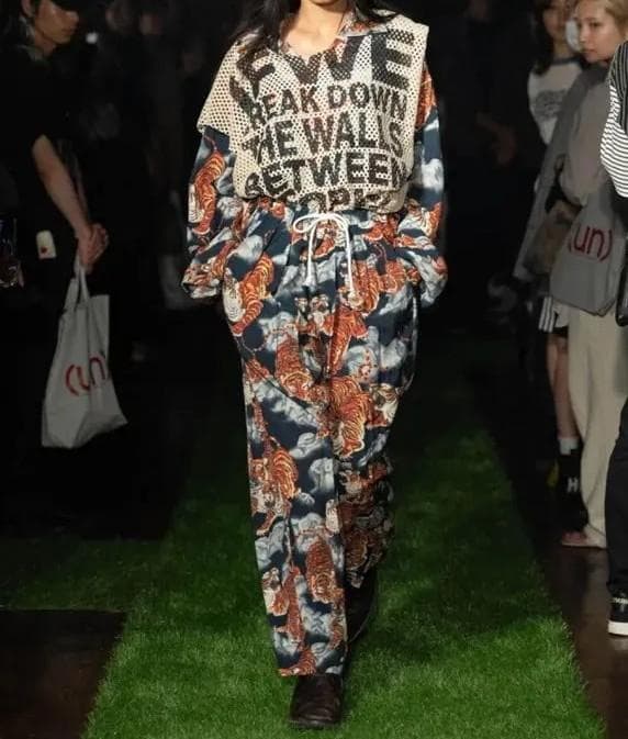 新品 SEVESKIG vs NIPOALOHA 24SS 百虎 ワイド パンツパンツ