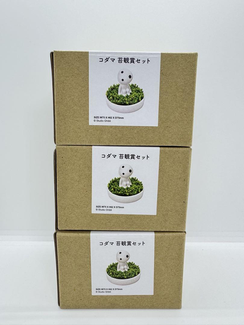ジブリパーク限定　コダマ 苔観察セット　もののけ姫　陶器鉢　こだま