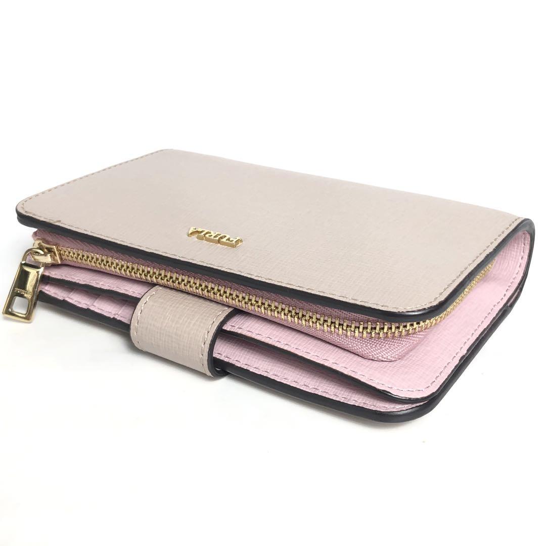 超美品 フルラ FURLA 財布 2つ折り バビロン ピンクベージュ LWFUPCY2UNOB30000B4L00.jpg