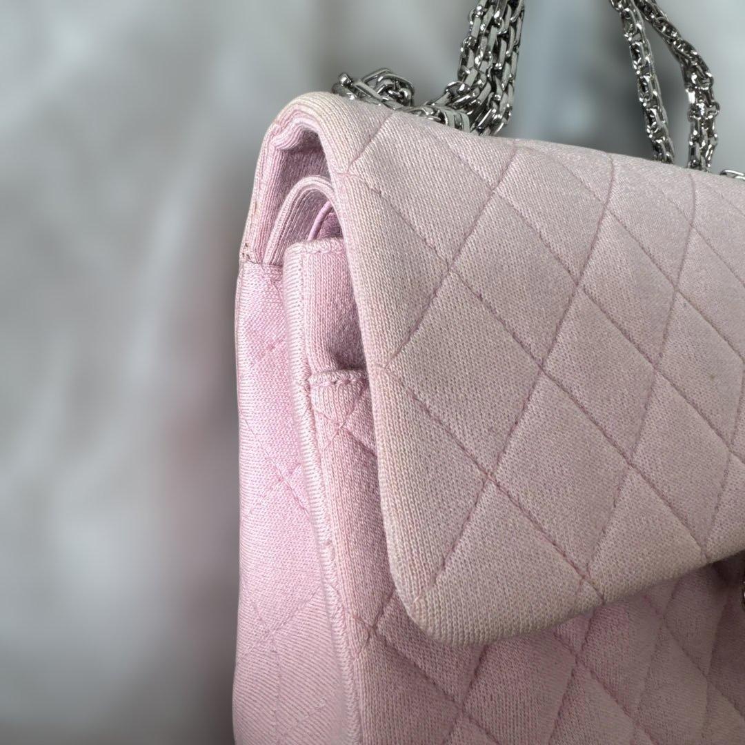 CHANEL シャネル マトラッセ 25 ココマークWフラップチェーン ピンク CHANEL シャネル マトラッセ 25 ココマークWフラップチェーン ピンク