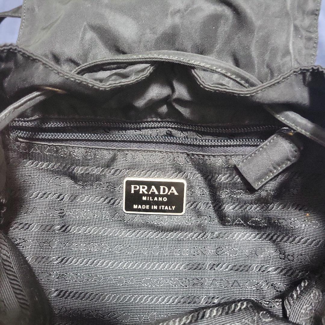 PRADA リュック ブラック ナイロン