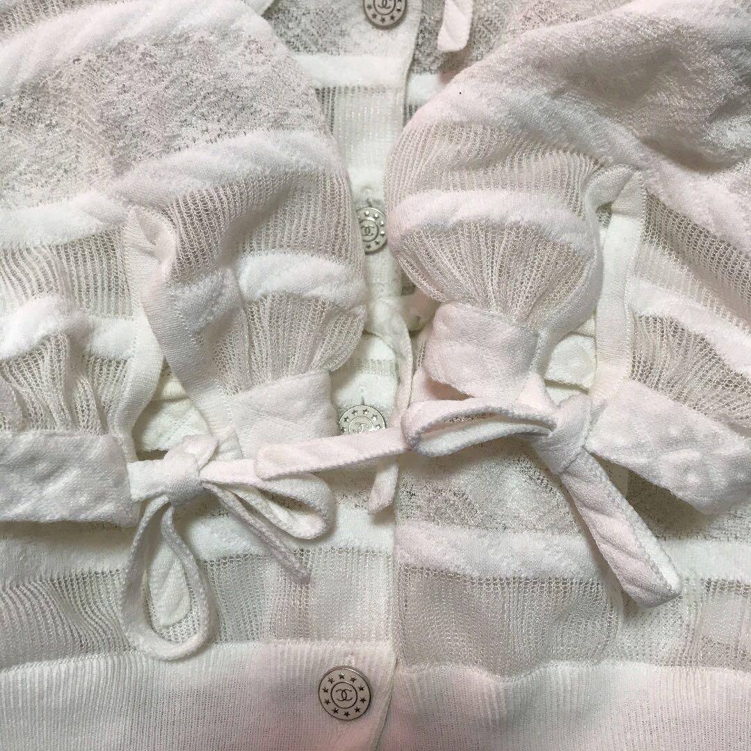CHANELリボンブラウス