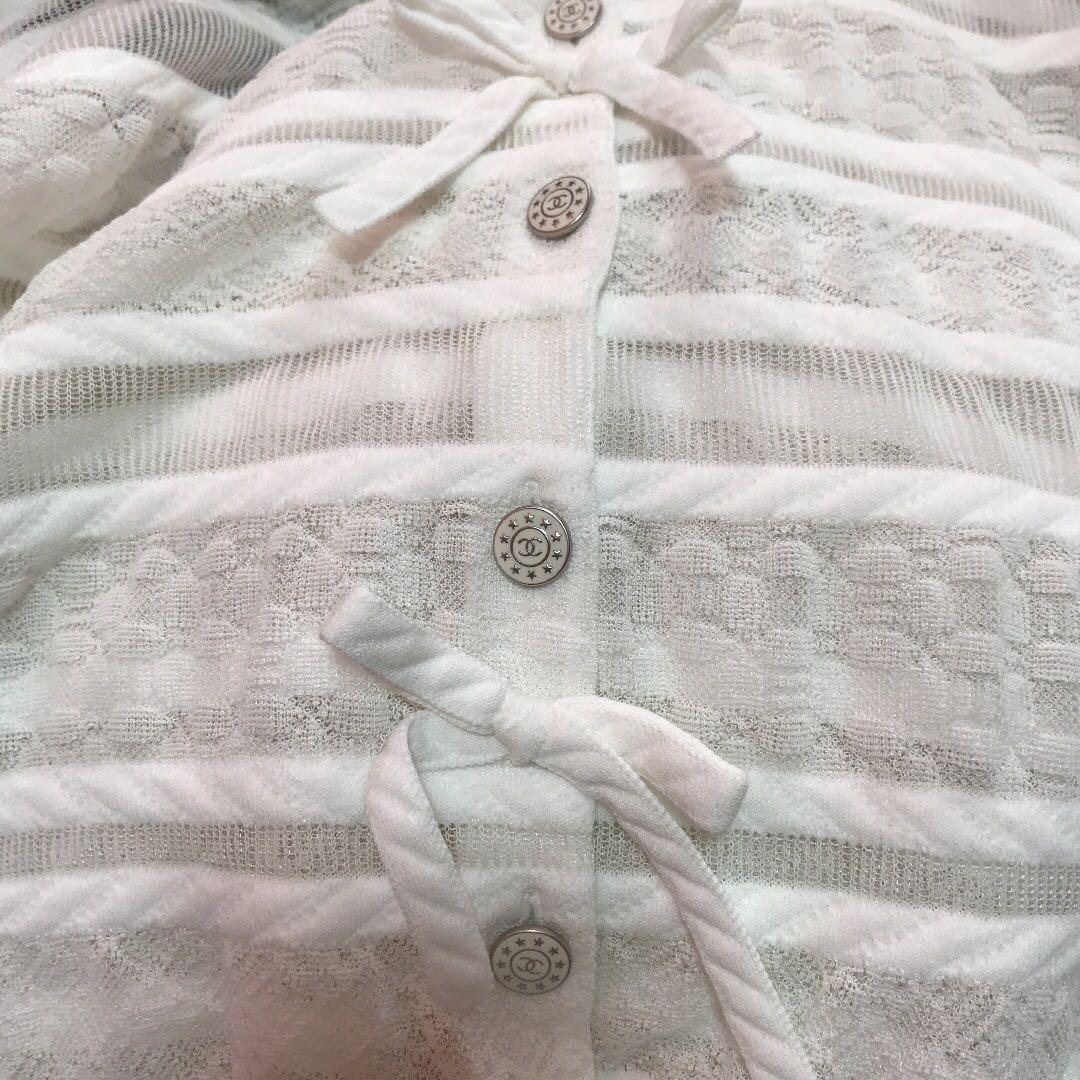 CHANELリボンブラウス