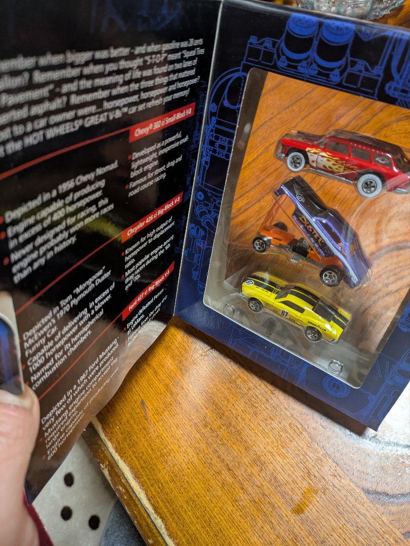 Hot Wheels Great V-8s 3台セット