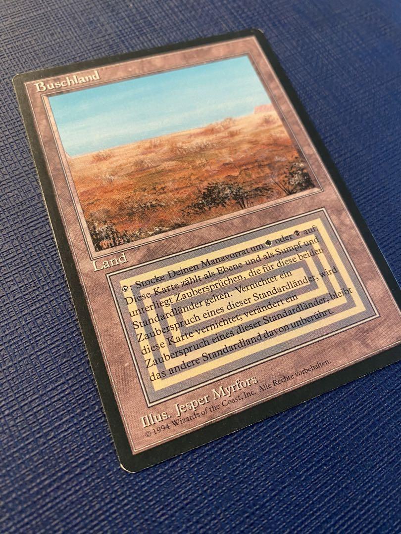 MTG Scrubland 3ED ドイツ語 FBB