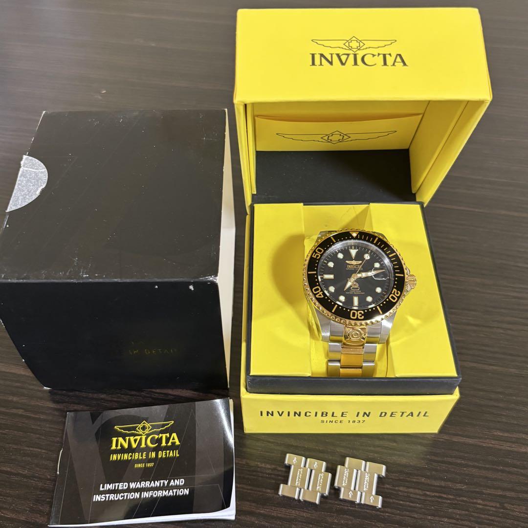 ◎INVICTAインビクタ 自動巻き メンズ腕時計27614 コンビ