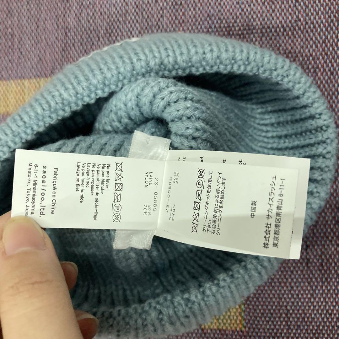 sacai Carhartt WIP ケーブルニットビーニー