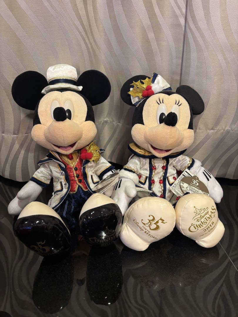 東京ディズニーリゾート 35周年 クリスマス ミッキー ミニー ぬいぐるみ