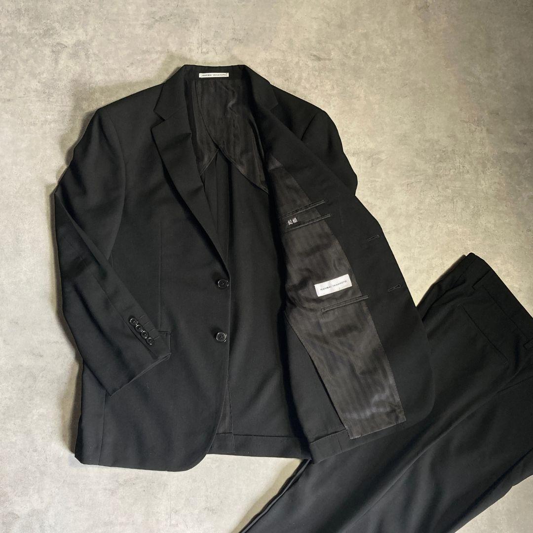 KANSAI YAMAMOTO スーツ セットアップ black 94AB4 黒
