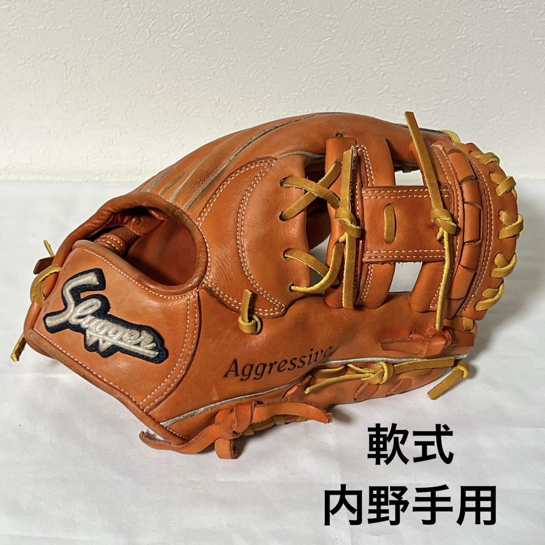 野球　グローブ　久保田スラッガー　軟式内野手用