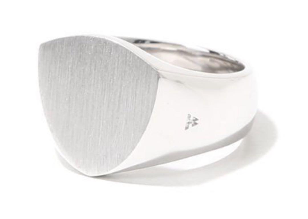 アクセサリー TOMWOOD Shield Satin Ring 46