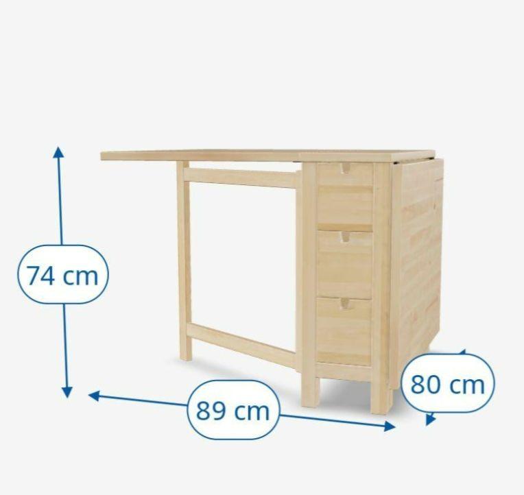 IKEA ノールデン　ゲートレッグテーブル 　中古品