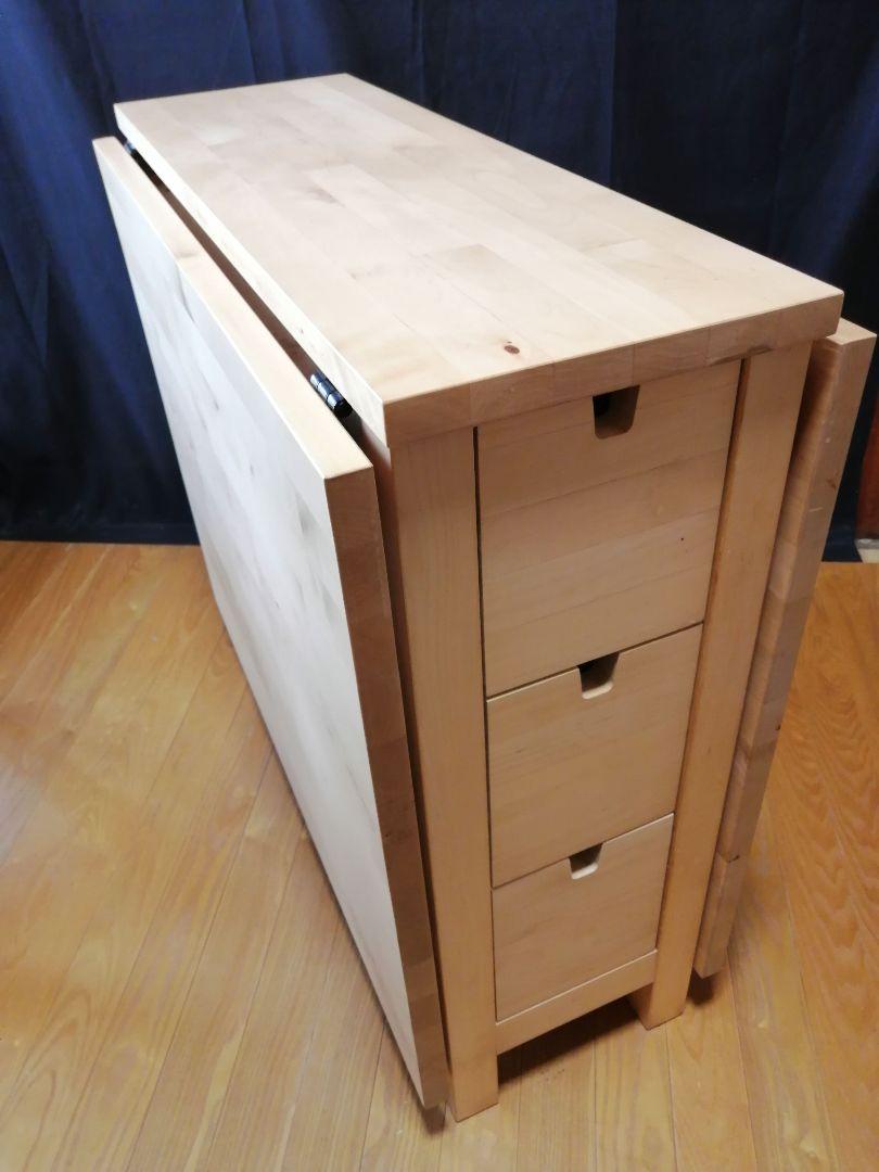 IKEA ノールデン　ゲートレッグテーブル 　中古品