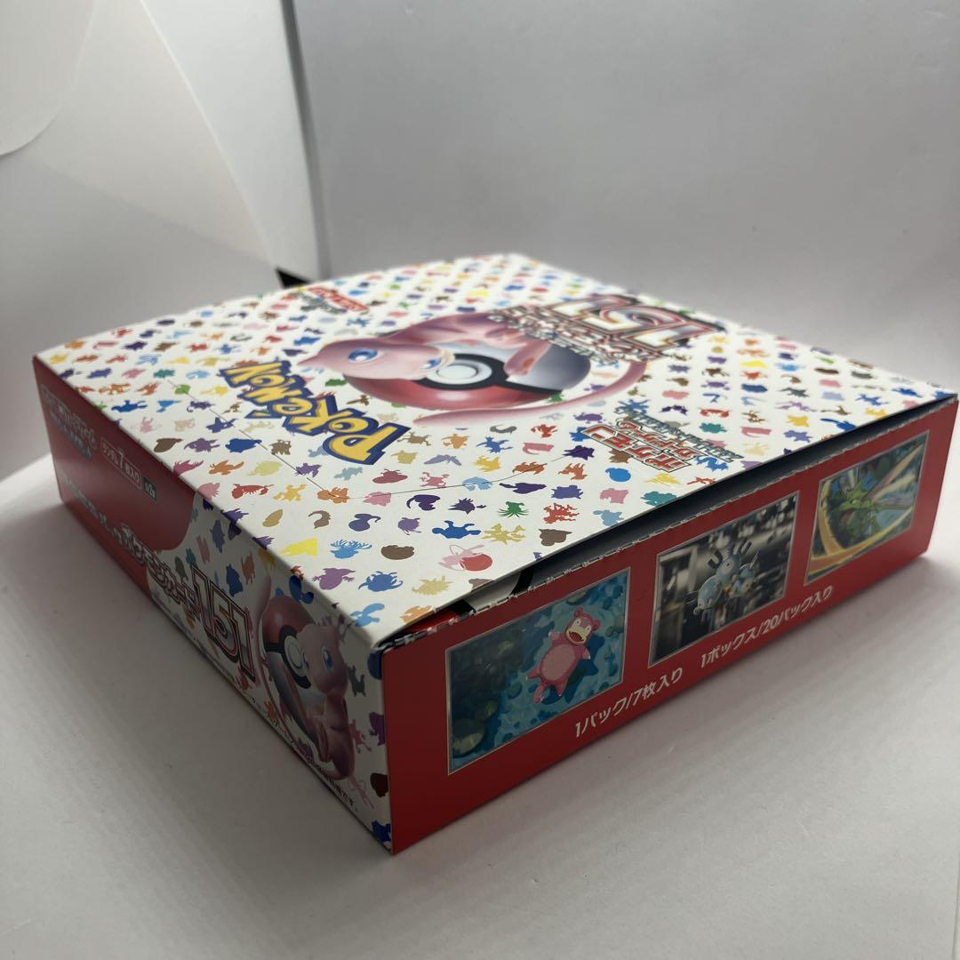 【他同時購入100円引】ポケモンカード151 シュリンク無し 未開封ボックス