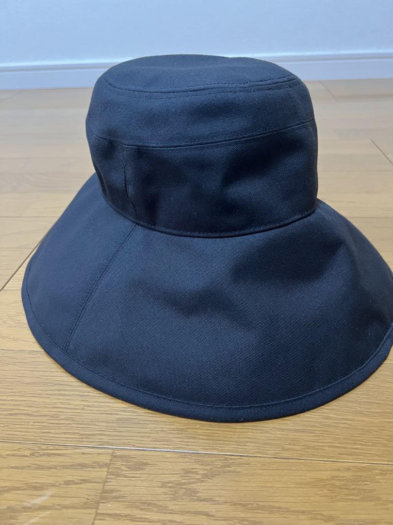 サンバリア100 ナチュラルハット 黒 Mサイズ