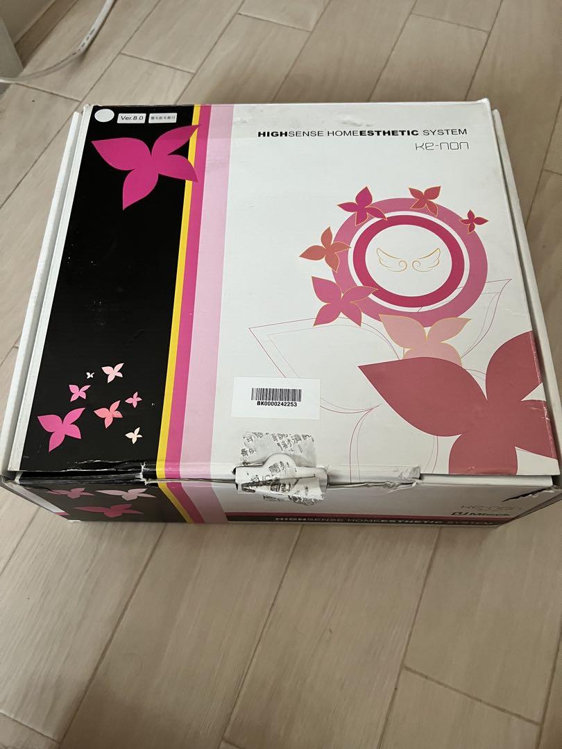 家庭用脱毛器　ケノン　ver8.0 美顔器、眉脱毛有り