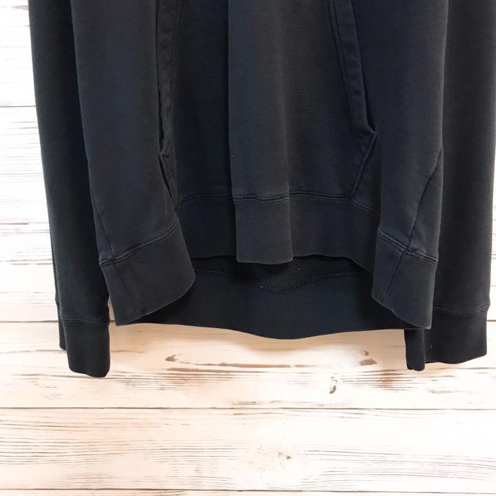 《希少》ナイキ NIKE☆パーカー M 刺繍ロゴ ブラック P126