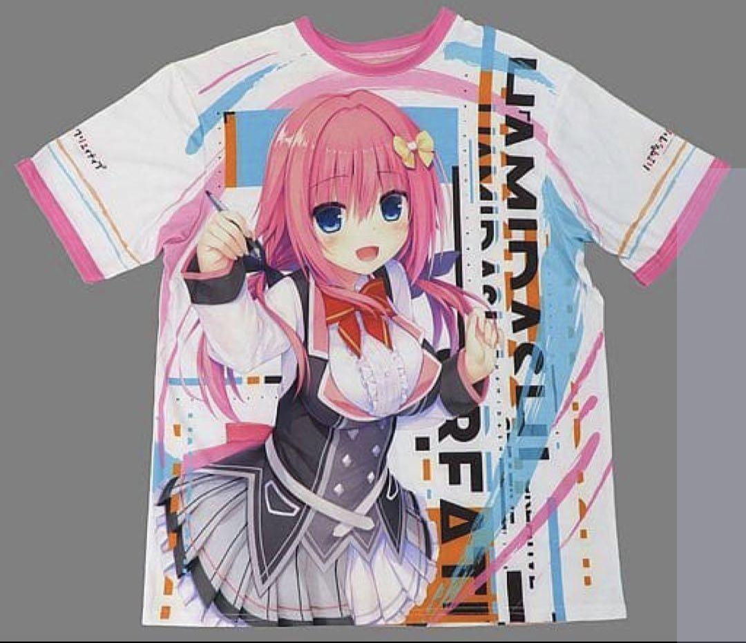 常磐華乃 フルグラフィックTシャツ まどそふと ハミダシ