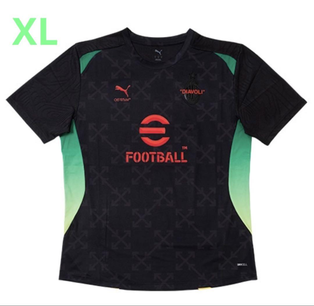 24-25 ACミラン × Off-White 4th プレマッチ ジャージー