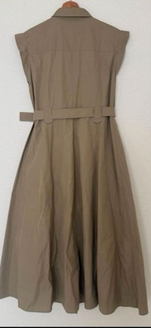 アルアバイル　シャツワンピース　ロング　ベルト　Aライン　2way