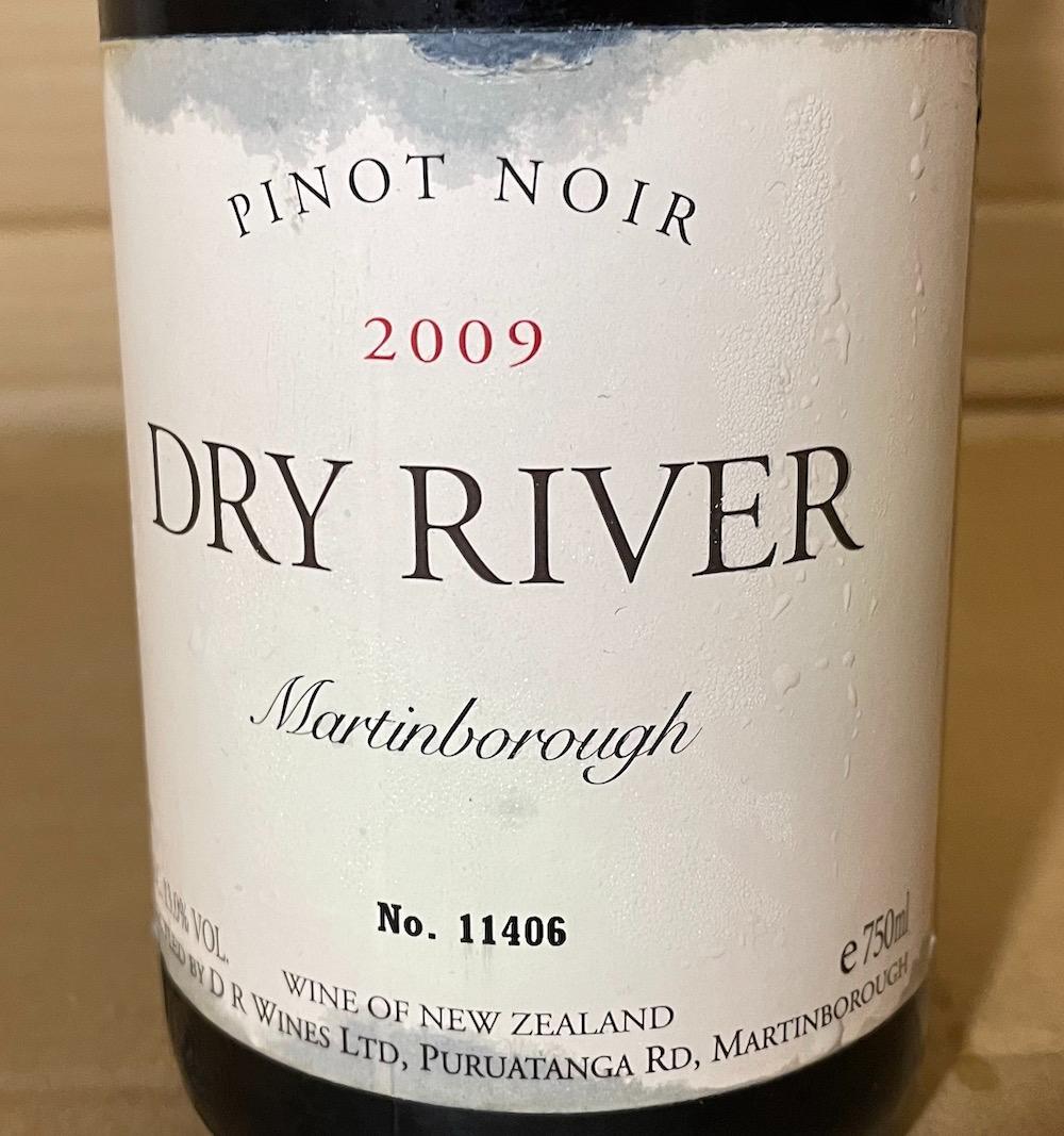 ワイン DRY RIVER 2009 PINOT NOIR Martinborough