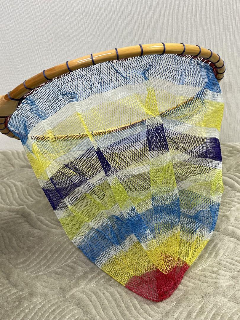 【未使用】木製タモ　玉網　へらぶな　玉枠　約29.6cm