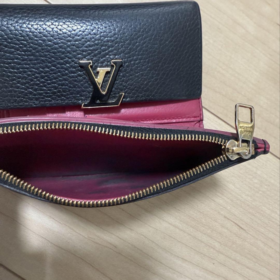 ルイヴィトン　ポルトフォイユ・カプシーヌ コンパクト　財布