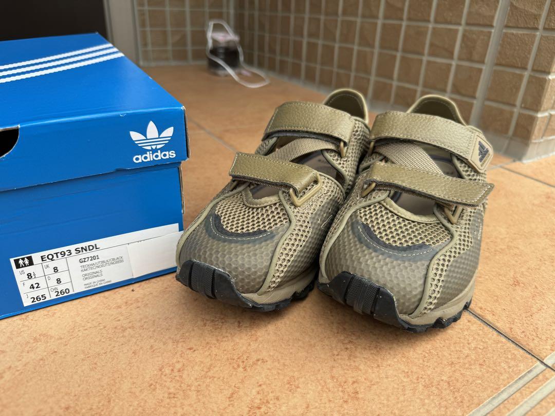 【SALE】adidas EQT93 SNDL 26.5 cm オリーブ