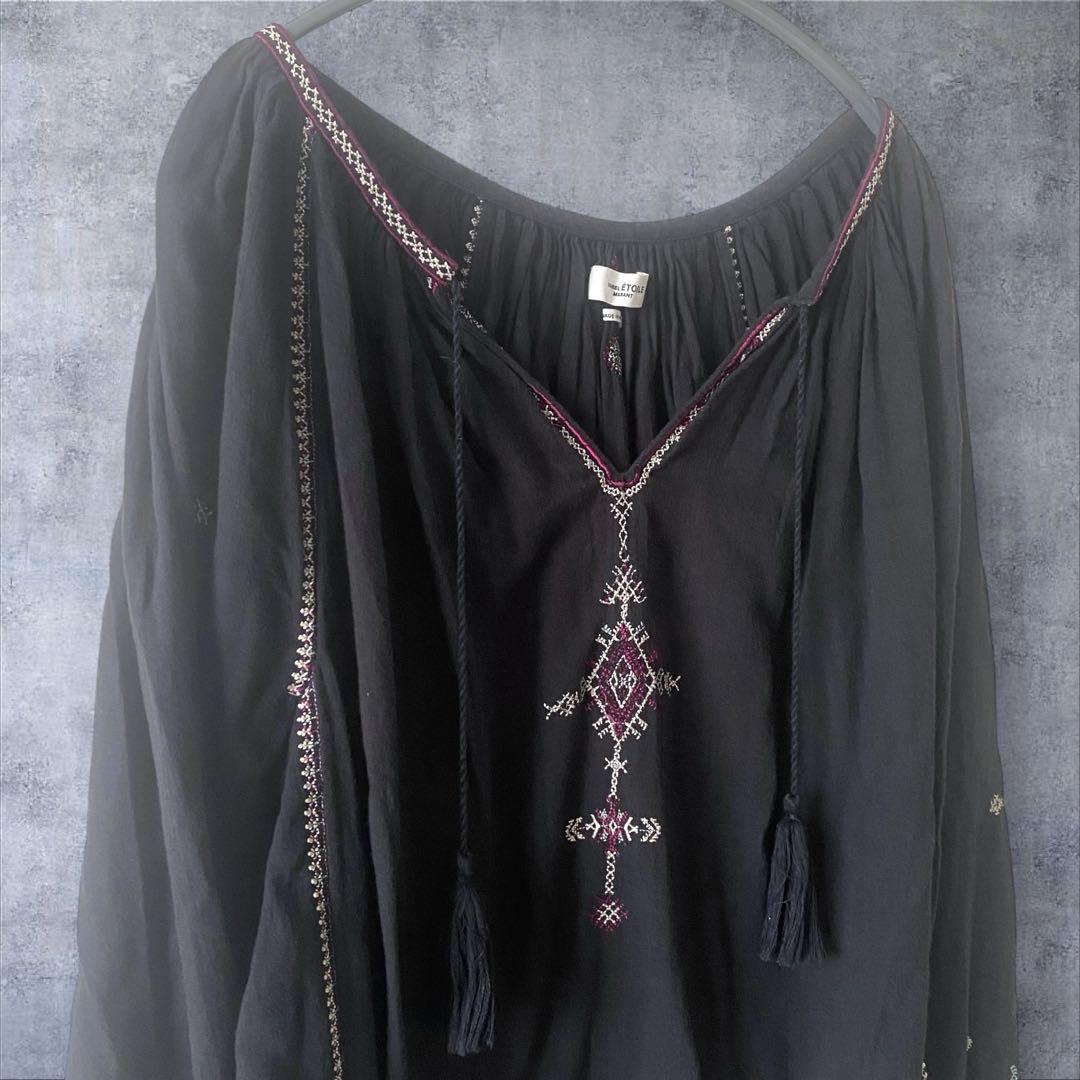 web限定セール コットンボイル MARANT ISABEL 刺繍ブラウス メルカリ - ゆったり トップス