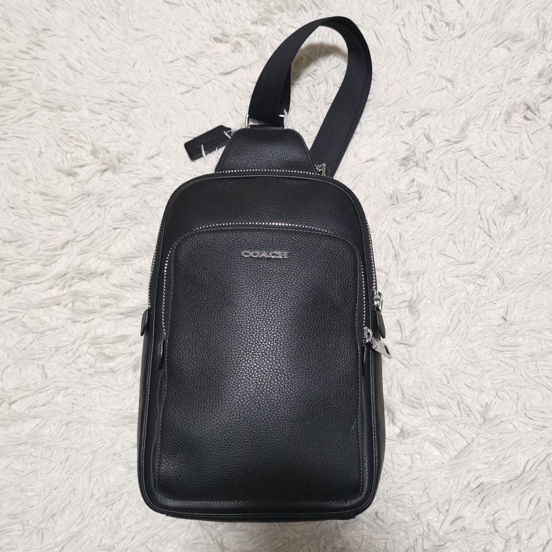 コーチ メンズ ボディバッグ イーサン パック 多収納 CQ669 ブラック