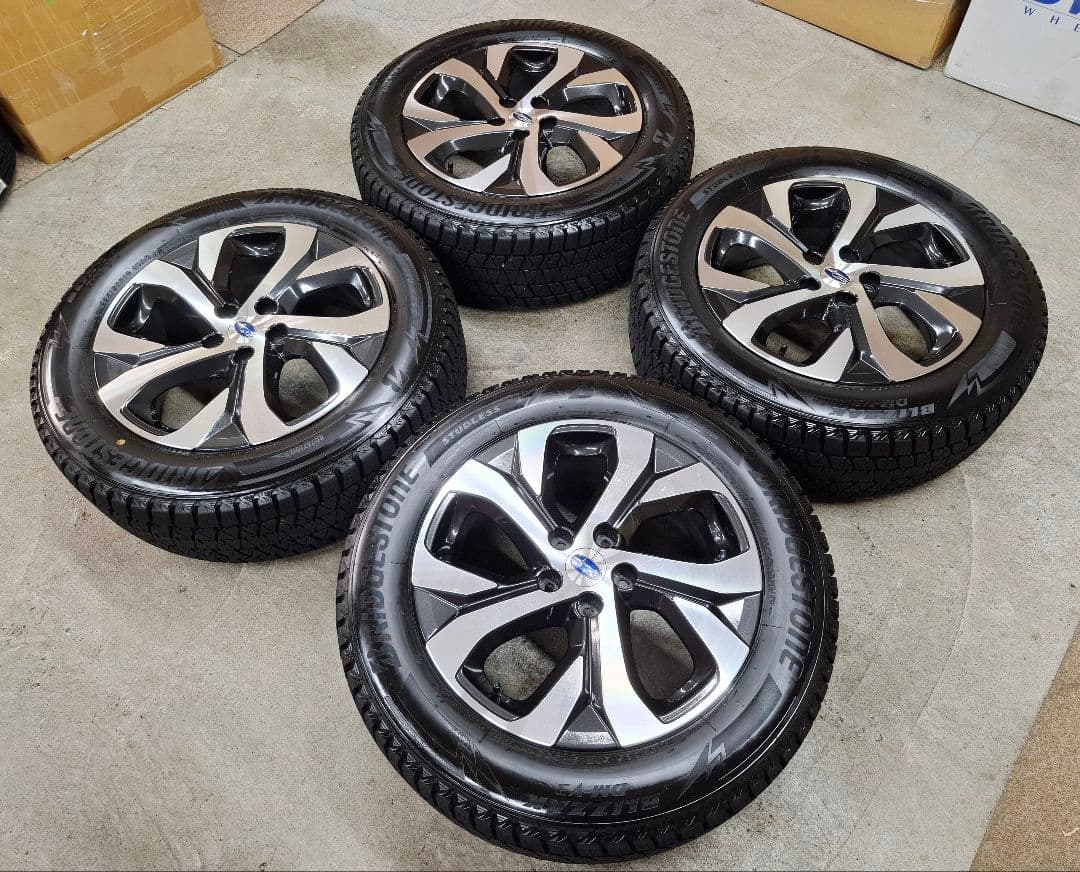 極上品】スバル BT レガシィアウトバック 純正 ホイールタイヤ