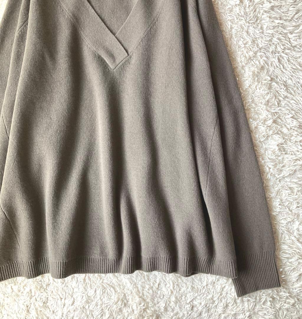 美品◯Deuxieme Classe ミドルゲージVプルオーバーニット カシミヤ